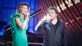 Edyta Górniak i Mieczysław Szcześniak