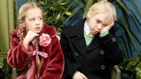 Michał Włodarczyk i Wiktoria Gąsiewska na planie "Rodziny zastępczej"