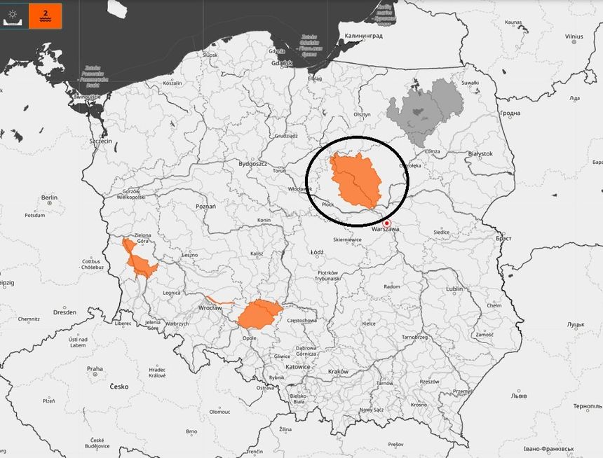 IMGW ostrzega przed wezbraniem wód