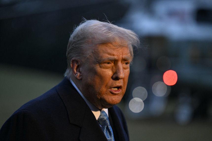 Prezydent USA Donald Trump w Waszyngtonie, 31 stycznia 2025 r.
