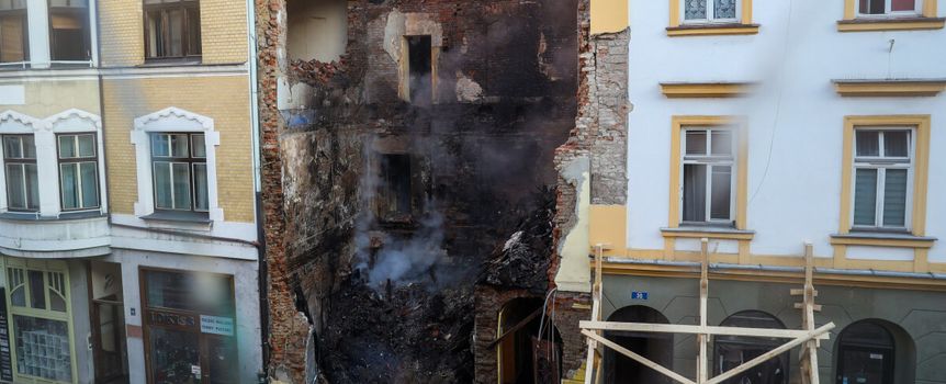 Służby na miejscu tragedii