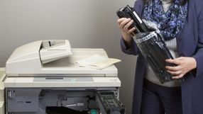 zużyty toner