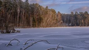 Mazury. Jeziora zamarzły pierwszy raz tej zimy