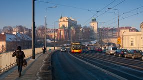 ruch uliczny w Warszawie
