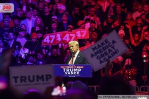 Donald Trump na wiecu w Waszyngtonie
