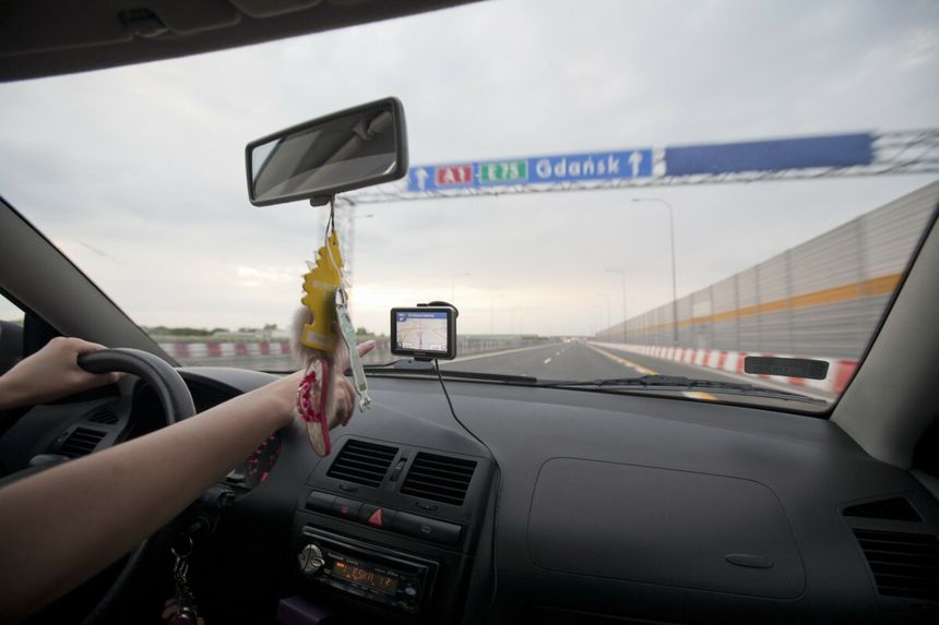 auto, kierowca, gps