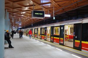 stacja metra Bemowo, pociąg metra