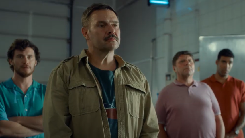Tomasz Karolak kadr z filmu "Zgon przed weselem"