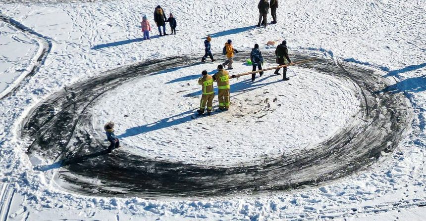 Niebezpieczna zabawa na Mazurach