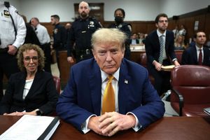 Donald Trump przed sądem karnym na Manhattanie