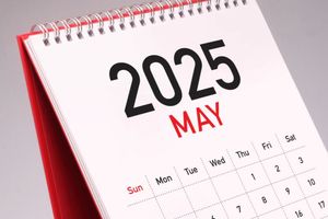 Kalendarz na maj 2025