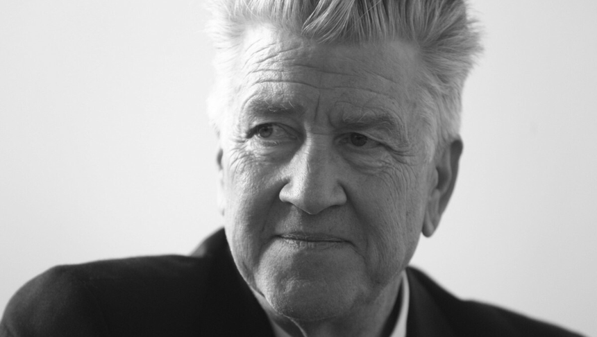David Lynch portret czarno biały