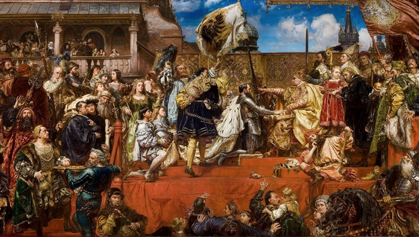 Na tym obrazie Matejki jest błąd historyczny. Nieliczni Polacy to zauważyli