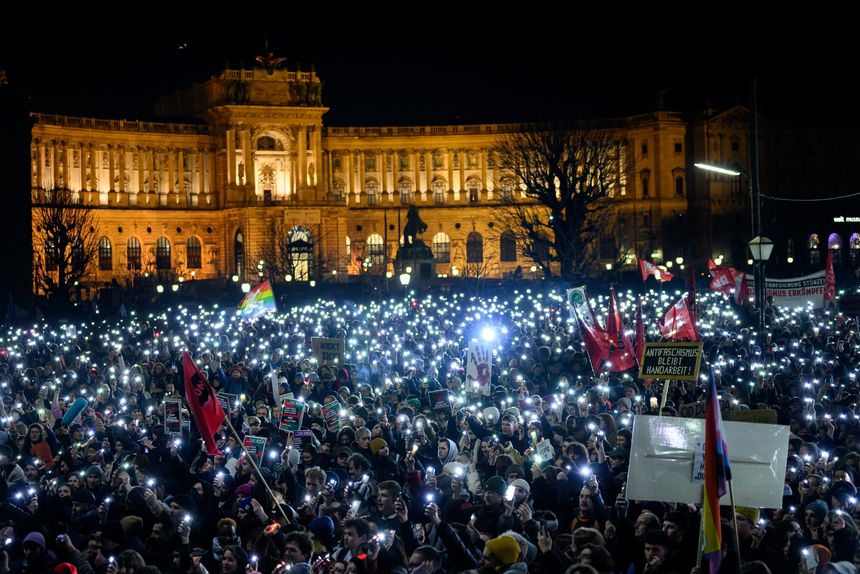 Protest w Wieniu