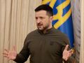 Prezydent Ukrainy Wołodymyr Zełenski w Kijowie, 10 lutego 2025 r.