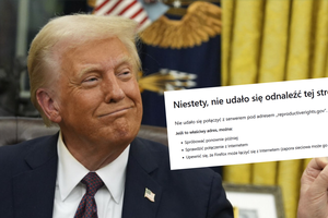 Donald Trump wyłączył witrynę dla kobiet?