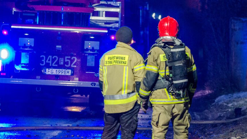 Pożar mieszkania w Gdyni