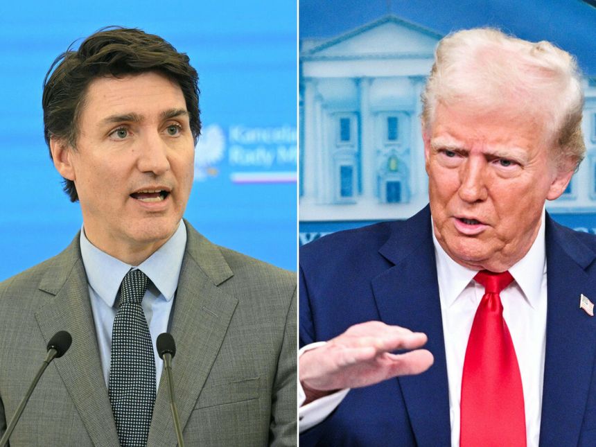 Justin Trudeau i Donald Trump