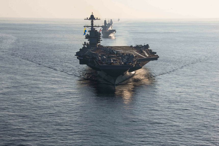 Amerykański lotniskowiec USS Gerald R. Ford
