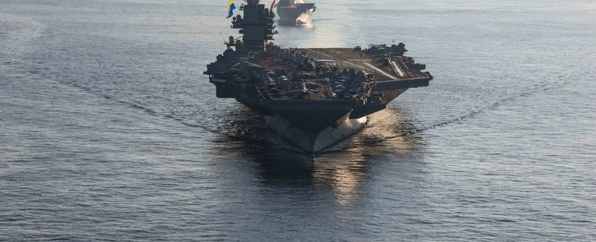 Amerykański lotniskowiec USS Gerald R. Ford