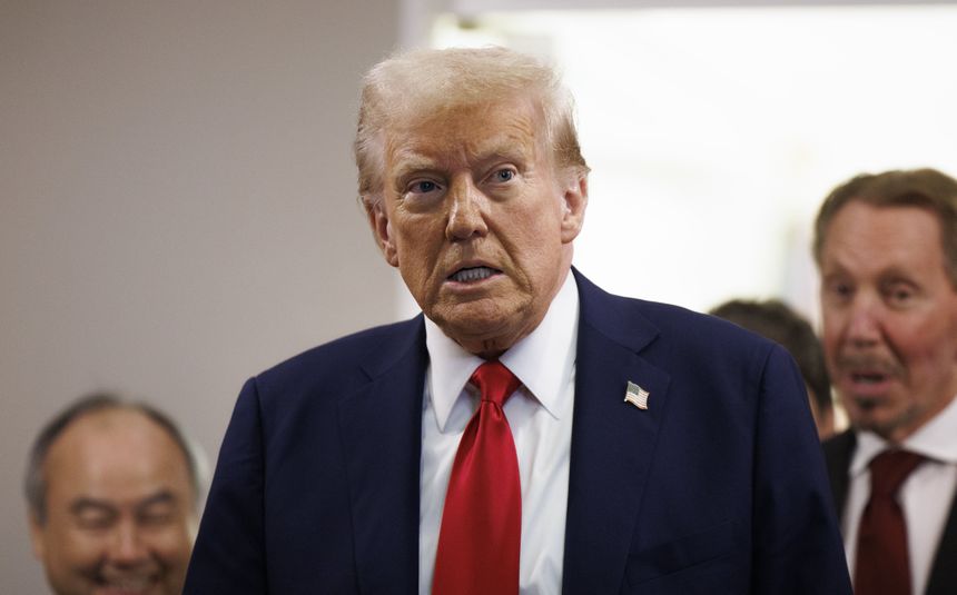 Prezydent USA Donald Trump w Waszyngtonie, 21 stycznia 2025 r.