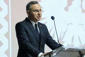 Prezydent Andrzej Duda w Zegrzu, 5 lutego 2025 r.