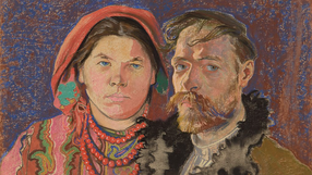 Stanisław Wyspiański "Autoportret z żoną" 