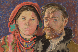 Stanisław Wyspiański "Autoportret z żoną" 