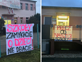 Likwidacja szkoły w Żarskiej Wsi - protest