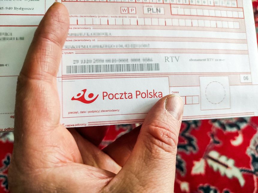 przekaz pocztowy na abonament RTV