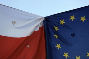 flaga Polski i UE