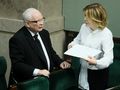 Anna Krupka i Jarosław Kaczyński