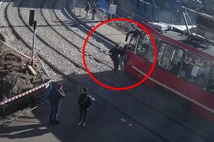 Tramwaj potrącił nastolatków w Chorzowie