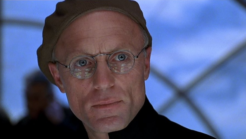 Ed Harris jako Christo w filmie "Truman Show"