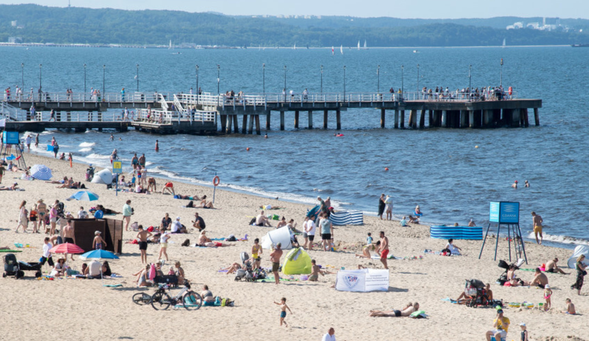 Plaża w Gdańsku
