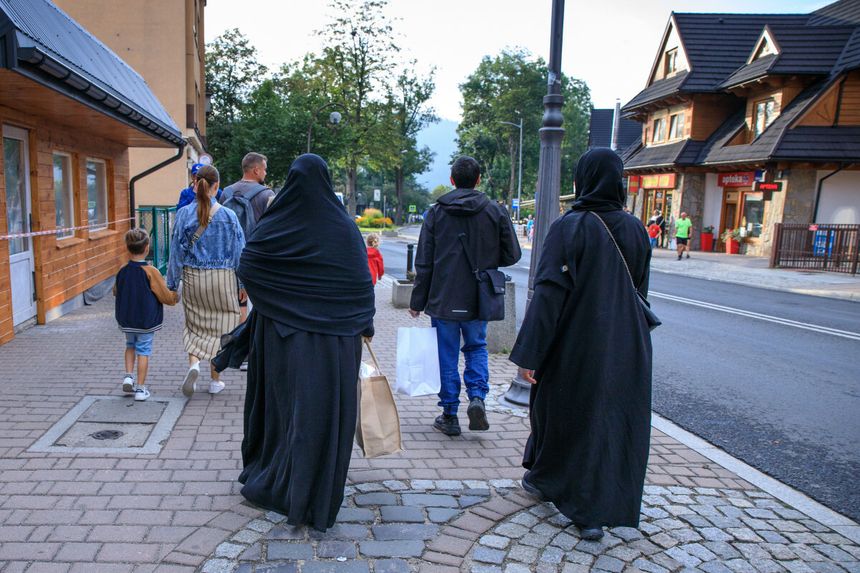 Arabscy turyści w Zakopanem