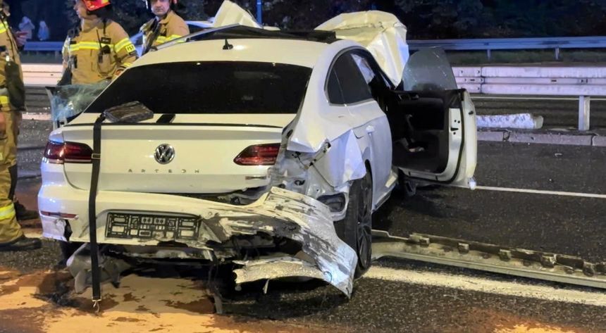 wypadek trasa łazienkowska