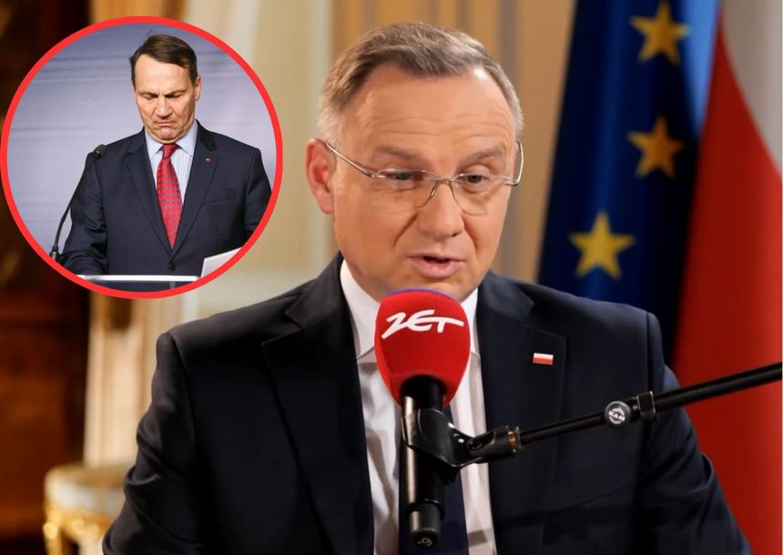 Andrzej Duda krytycznie o działaniach Sikorskiego