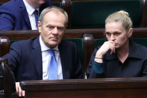 Donald Tusk i Barbara Nowacka