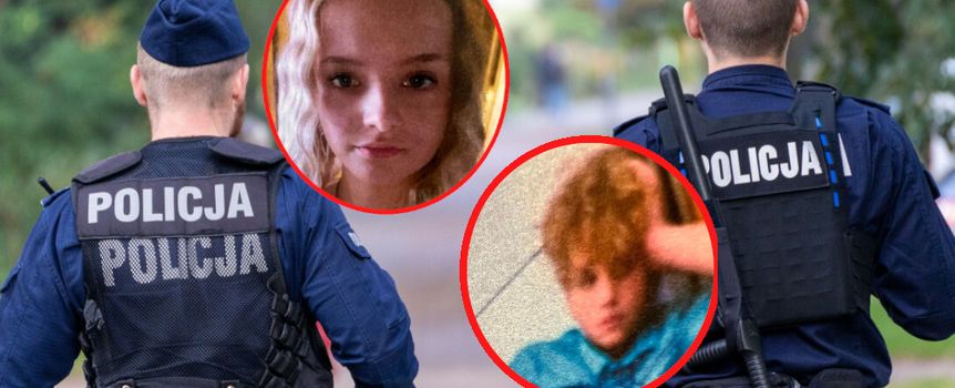 patrol policji, nastolatkowie