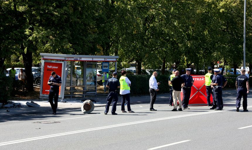 wypadek na woronicza