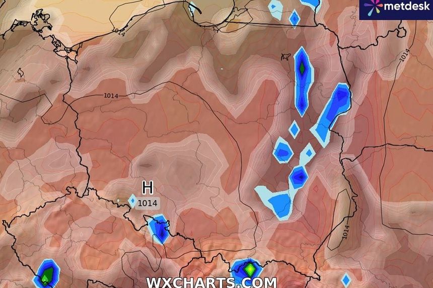 Mapa upały