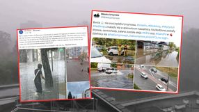ulewa nad Warszawą