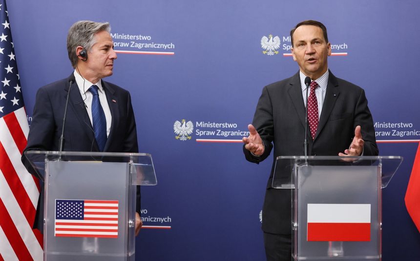 Antony Blinkem Radosław Sikorski