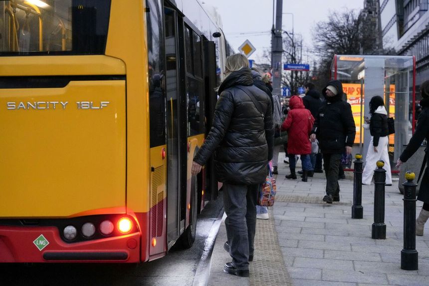 Trasa autobusu w Warszawie