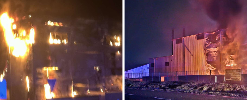 Pożar w Jordanowie Śląskim