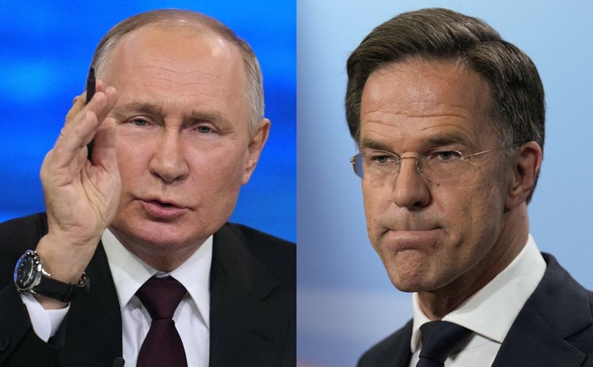 Władimir Putin, Mark Rutte