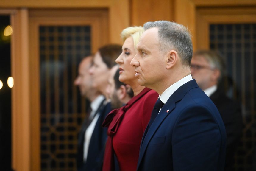Nieprzyjemny incydent w dniu wizyty Andrzeja Dudy