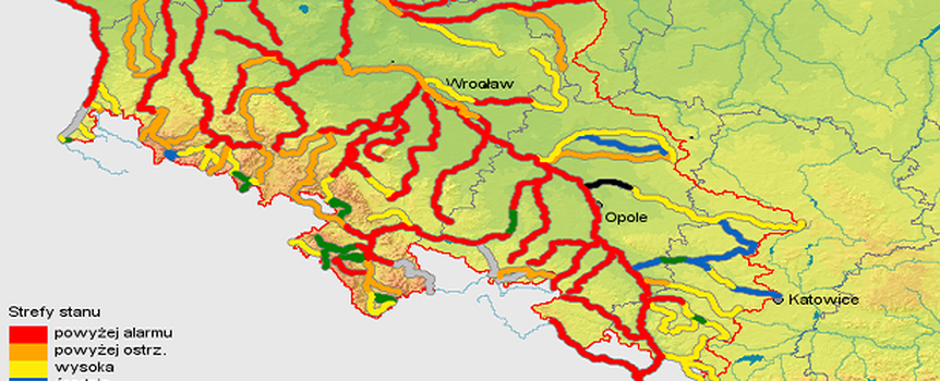 Do Wrocławia zbliża się fala kulmincyjna