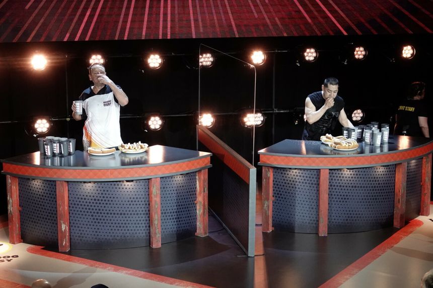 Joey Chestnut  i Takeru Kobayashi